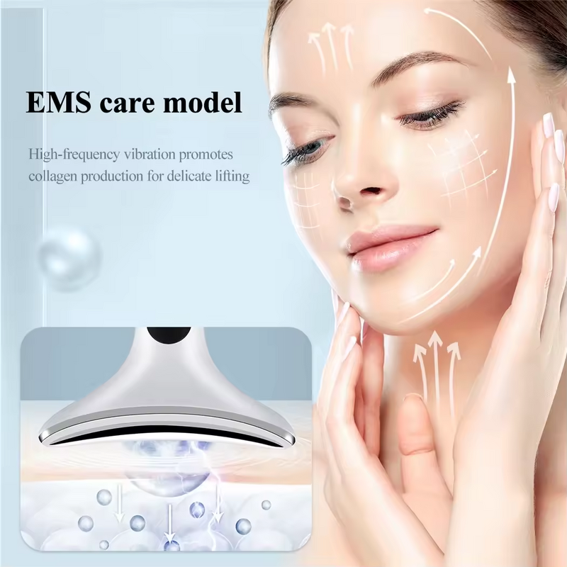 Neck Face Lift Device - 2024 Newest - 3 Colors Led EMS Wrinkle Remover Beauty Equipment