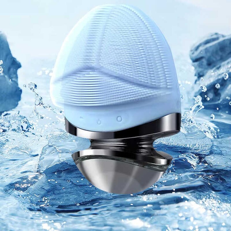 Electric Facial Cleanser - 2025 Wholesale - Ultrasonic Silicone Brush Deep Face Cleaning