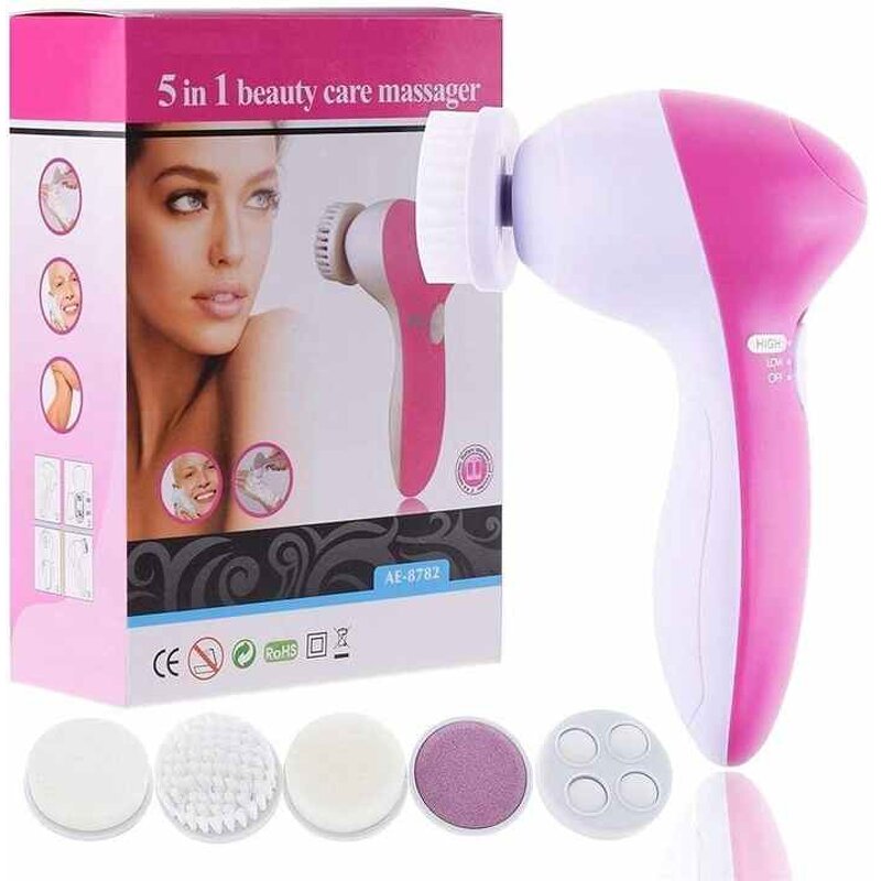 Electric Facial Cleansing Brush - Spin Cleanser - Rotating Spa Exfoliating Face Scrubber