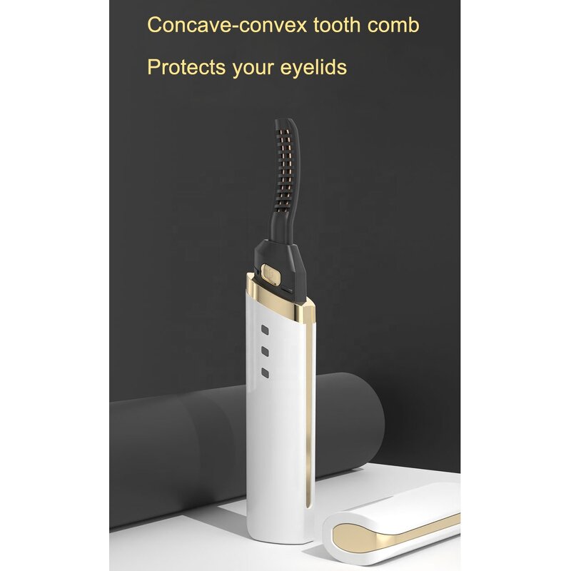 Electric Eyelash Curler - Rechargeable - Permanent Styling Ion Roll Silicon Eye Clip