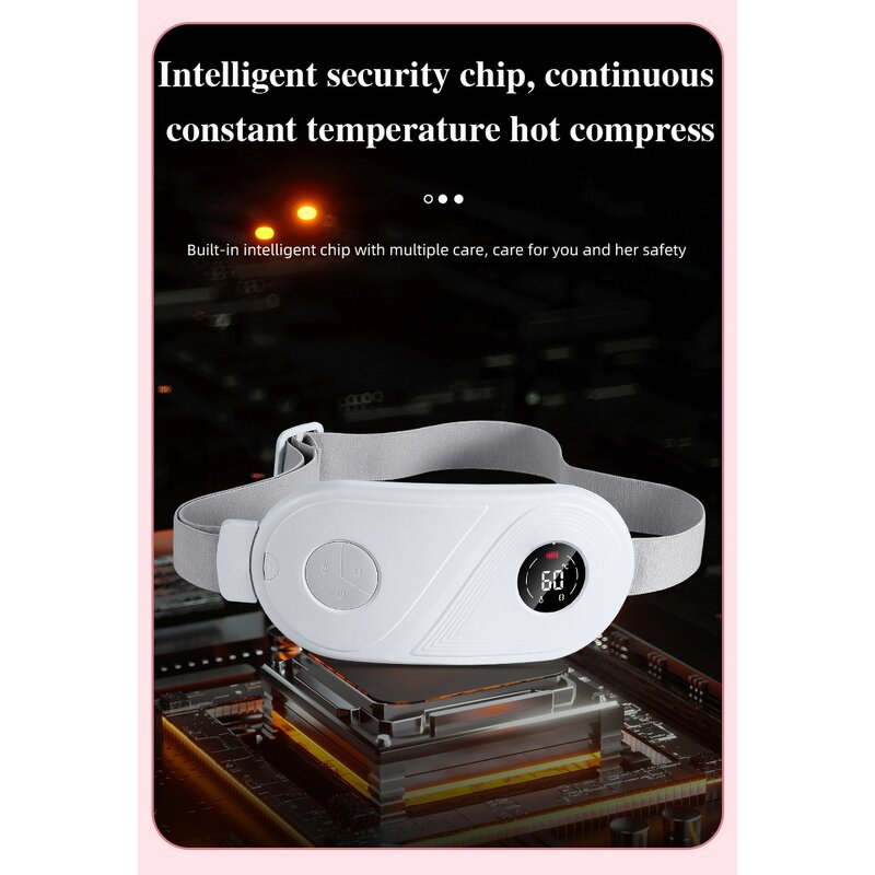 Abdominal Massager - 2025 Hot - Smart Warm Palace Belt Waist Vibration Period Cramps