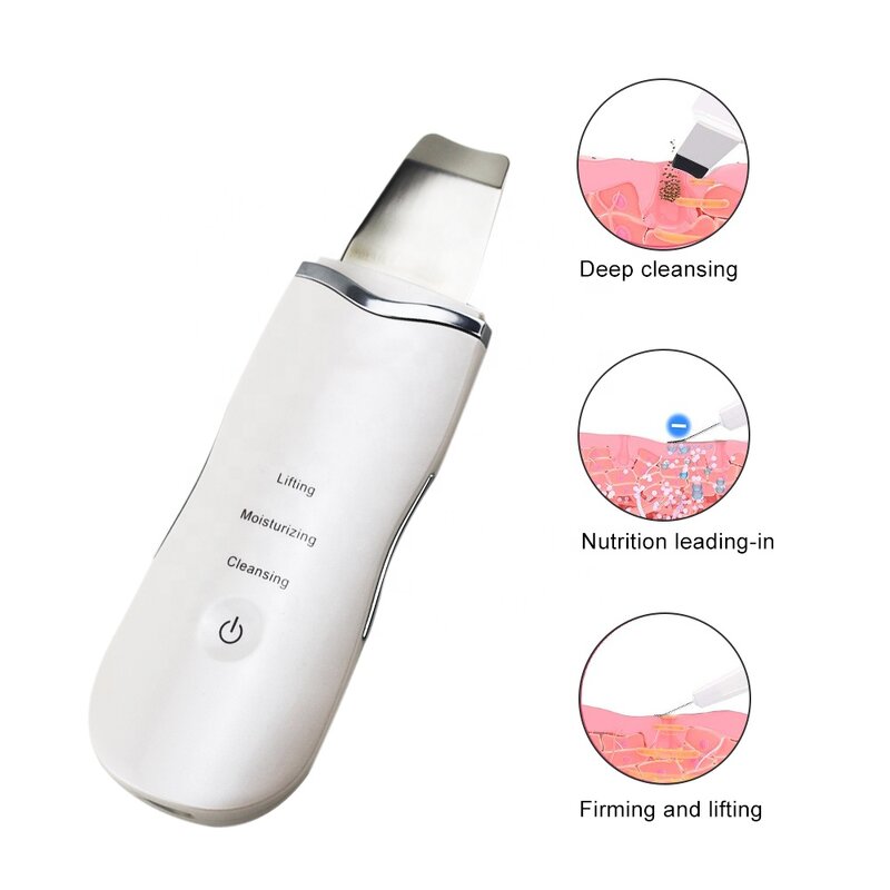 Electric Facial Scrubber - 2025 Professional - Deep Cleaning Head Exfoliating Massage