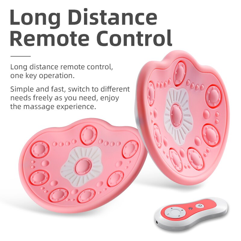 Silicone Breast Massager - Electric - Anti-Sagging Hot Vibration Chest Enlargement Enhancer