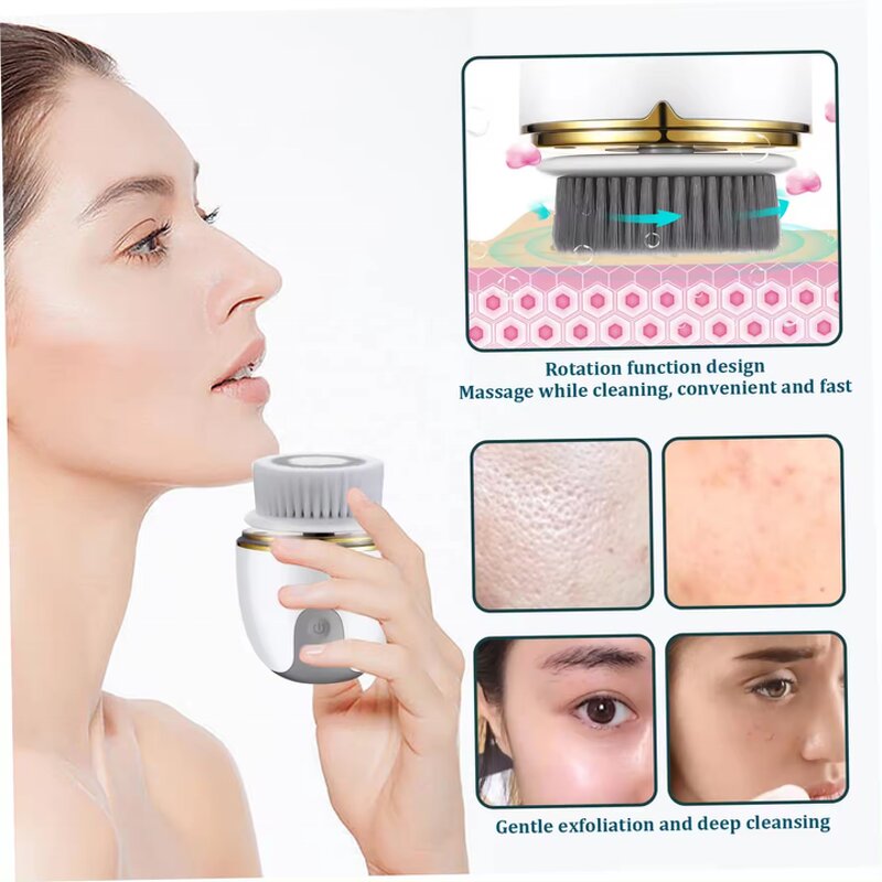 3 in 1 Electric Cleaning Machine - 2025 NEW - Handheld Facial Cleansing Brush Body Skin Care