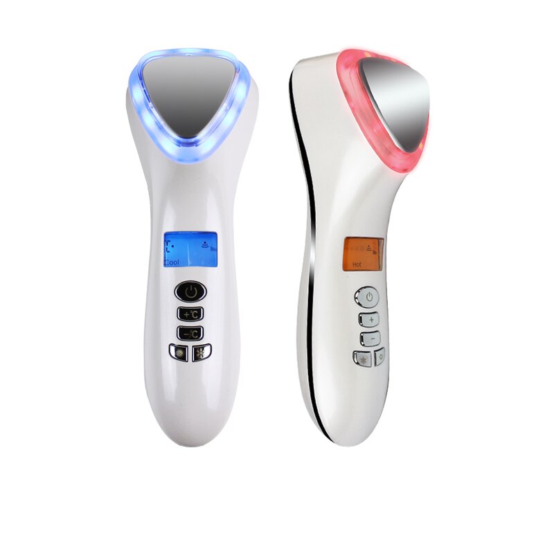 Ice Cooling Facial Massager - Home Beauty - Heating Element Skin Care Face Neck Lifting