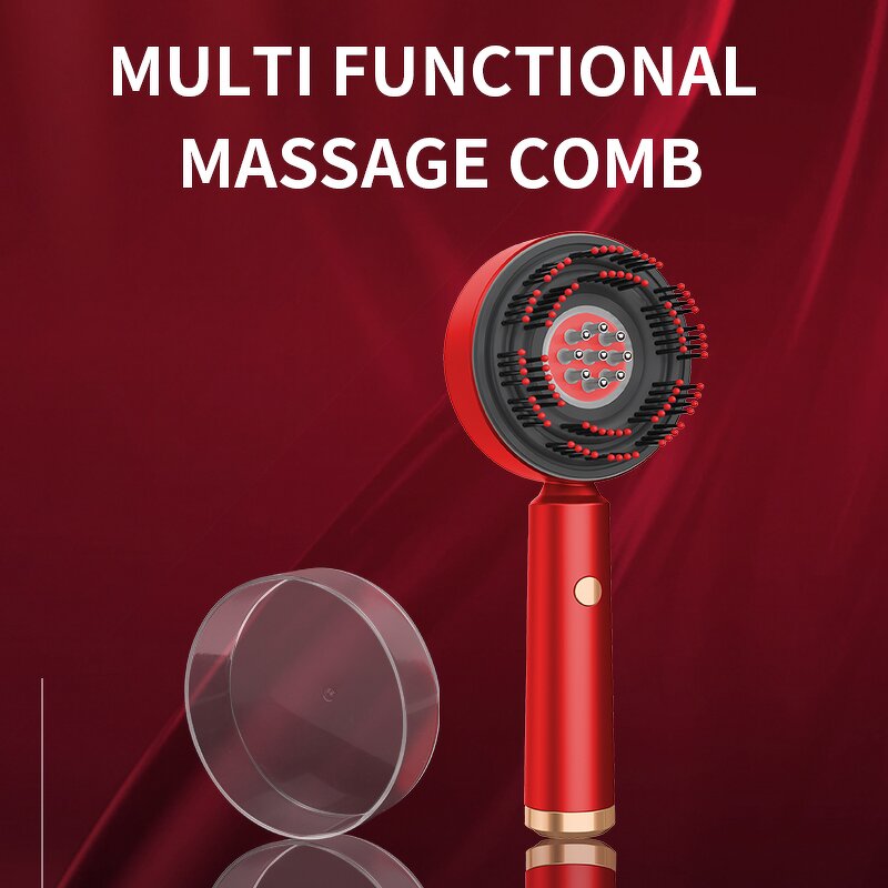 Laser Hair Growth Comb - Vibration Waterproof - ABS+PC+Silicone Home Relaxation Treatment