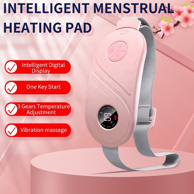 Abdominal Massager - 2025 Hot - Smart Warm Palace Belt Waist Vibration Period Cramps