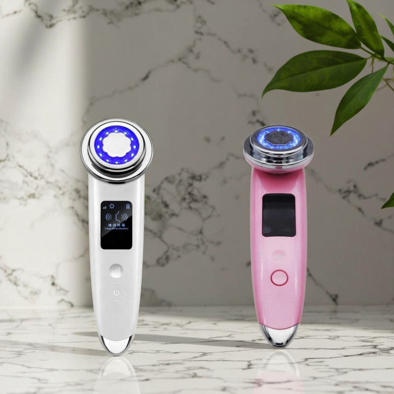 LED Photon Facial Wand - Hot Selling - EMS Vibration Firming Hot Cold Dark Circles