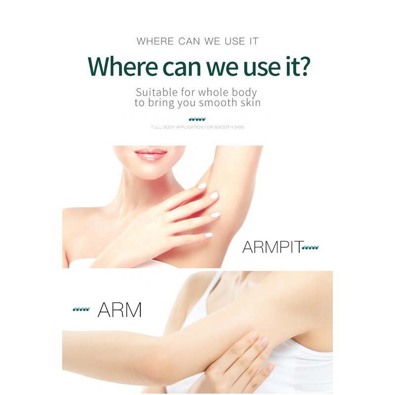 IPL Laser Hair Removal - 990000 Flashes - Painless Ice Cool Epilator Skin Rejuvenation