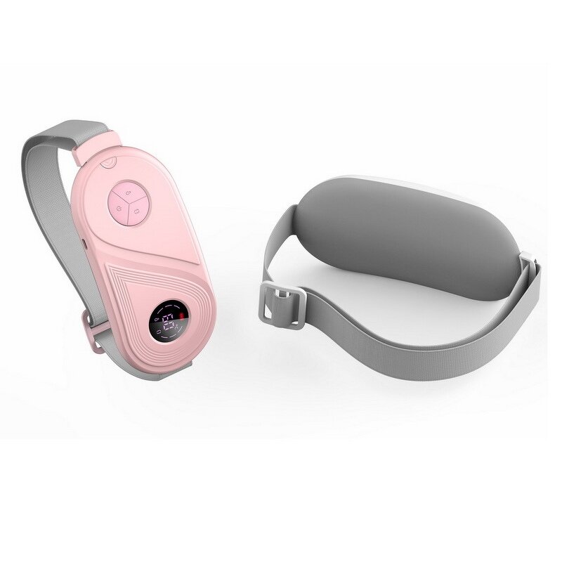 Menstrual Heating Belt - Portable ABS Electric - Desktop Handheld Warm Vibration Period Pain