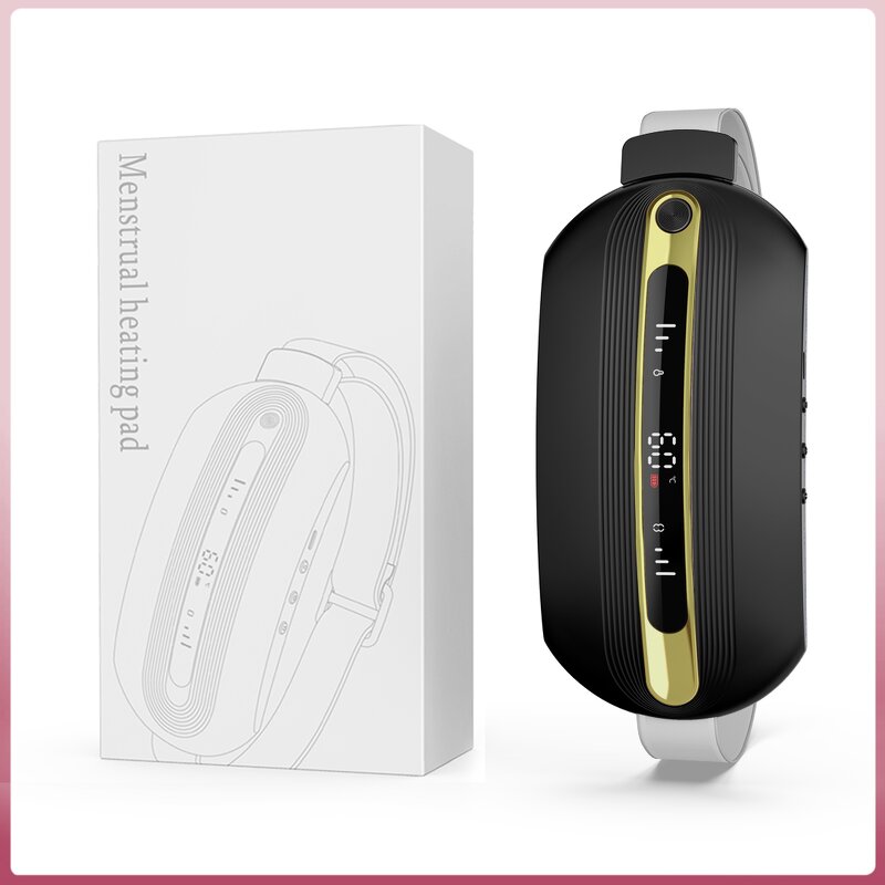 Menstrual Heating Pad - 2026 Portable Digital - 6-Level Fast Heating Cordless Period Waist