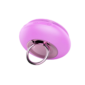 Sonic Facial Cleanser Brush - Portable Waterproof - Electric Silicone Ring Body Cleansing