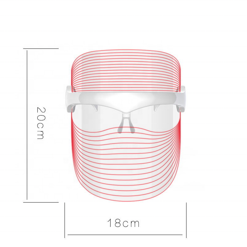 7 Color LED Facial Mask - Light Therapy - Photon Wrinkles Acne PDT Standing Home Use