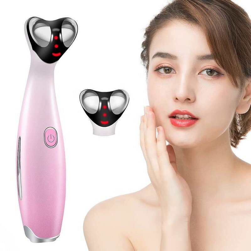 RF Eye Beauty Device - Eye Massage Instrument - Heat Compression Women Home Use Care