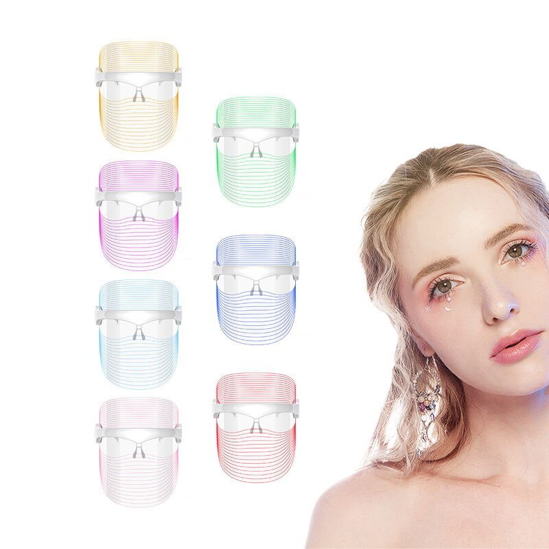 7 Color Light Therapy Mask - Skin Rejuvenation - Wrinkle Acne Removal Face Beauty Device