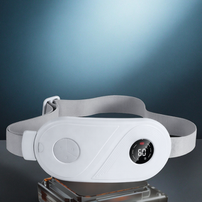 Menstrual Heating Pad - Portable Rechargeable ABS - Smart Vibration Stomach Cramps Relief