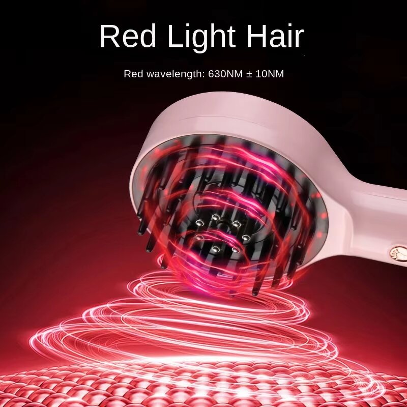 Cordless Hair Straightener Brush - Portable Salon-Quality - Plastic Ceramic Mini Hot Air