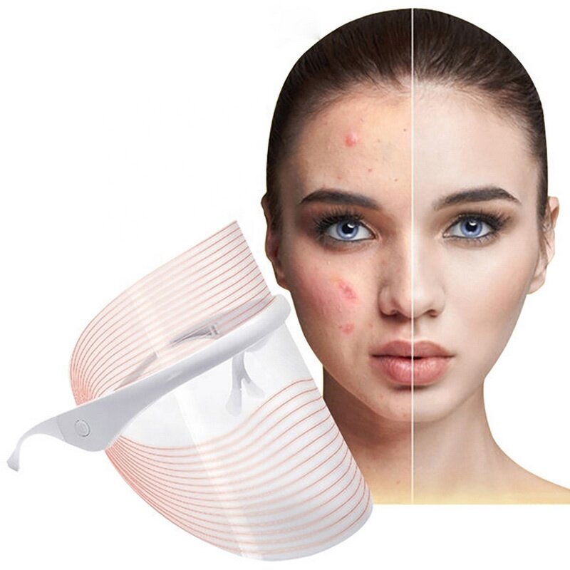 7 Color LED Therapy Mask - Home Use - Rechargeable Anti-aging Wrinkle Acne Beauty Device