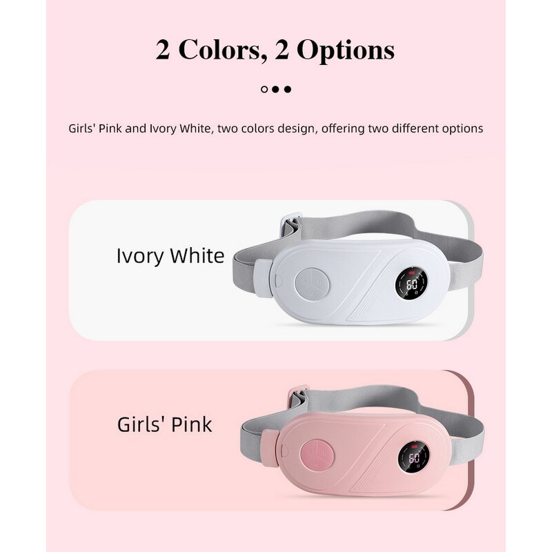 Abdominal Massager - 2025 Hot - Smart Warm Palace Belt Waist Vibration Period Cramps