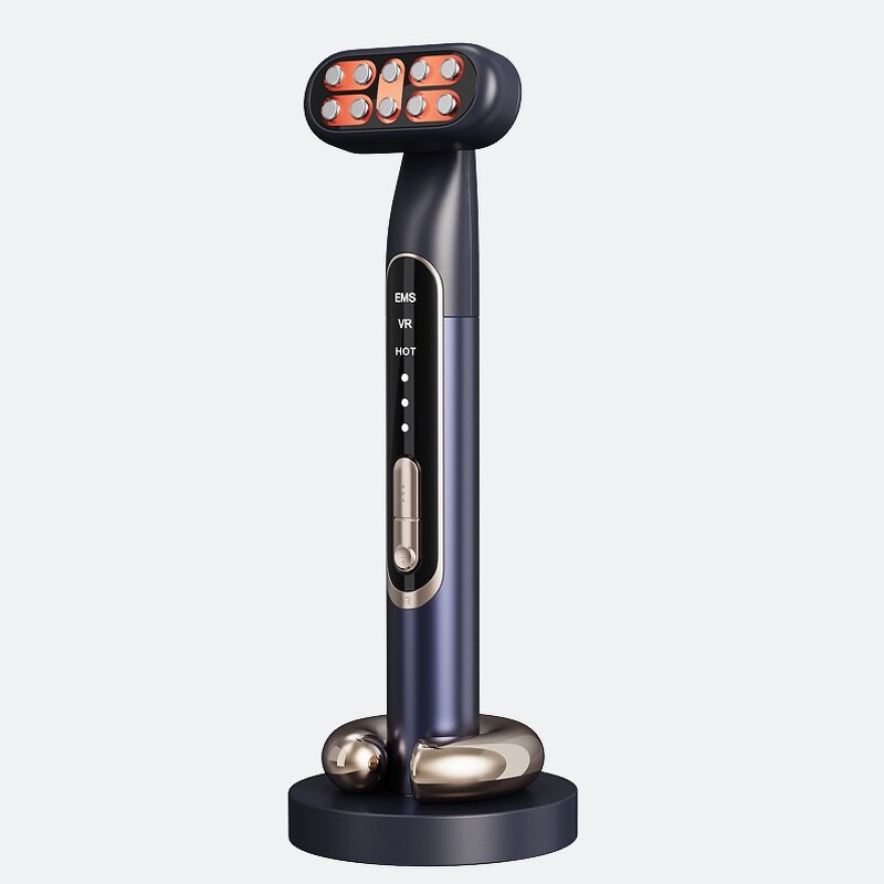 9 in 1 Eye Massage Wand - 2025 Newest - Led Light Therapy Face Eye Skin Care Tool