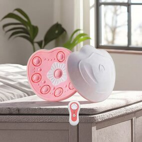 Silicone Breast Massager - Electric - Anti-Sagging Hot Vibration Chest Enlargement Enhancer