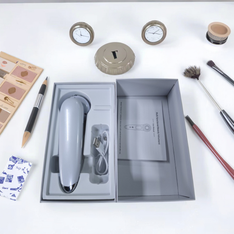 LED Photon Facial Wand - Hot Selling - EMS Vibration Firming Hot Cold Dark Circles