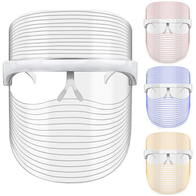 3 Colors Light Therapy Mask - Personal - Rechargeable Skin Rejuvenation Face Beauty Shield