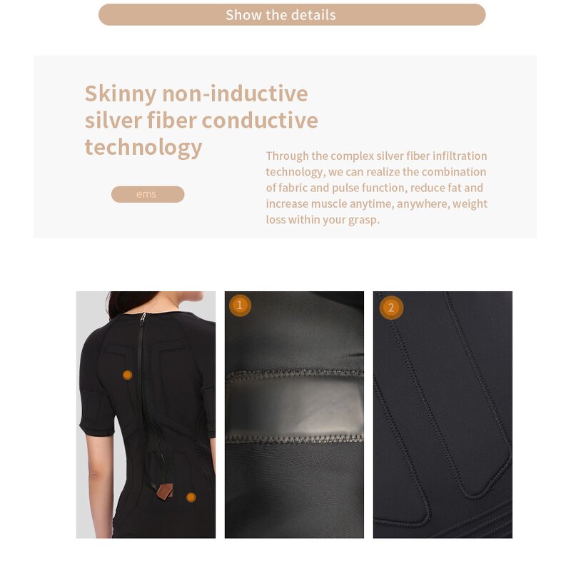 EMS Training Suit Manufacturer - Body Sculpting Gym with Phone App Control Rechargeable