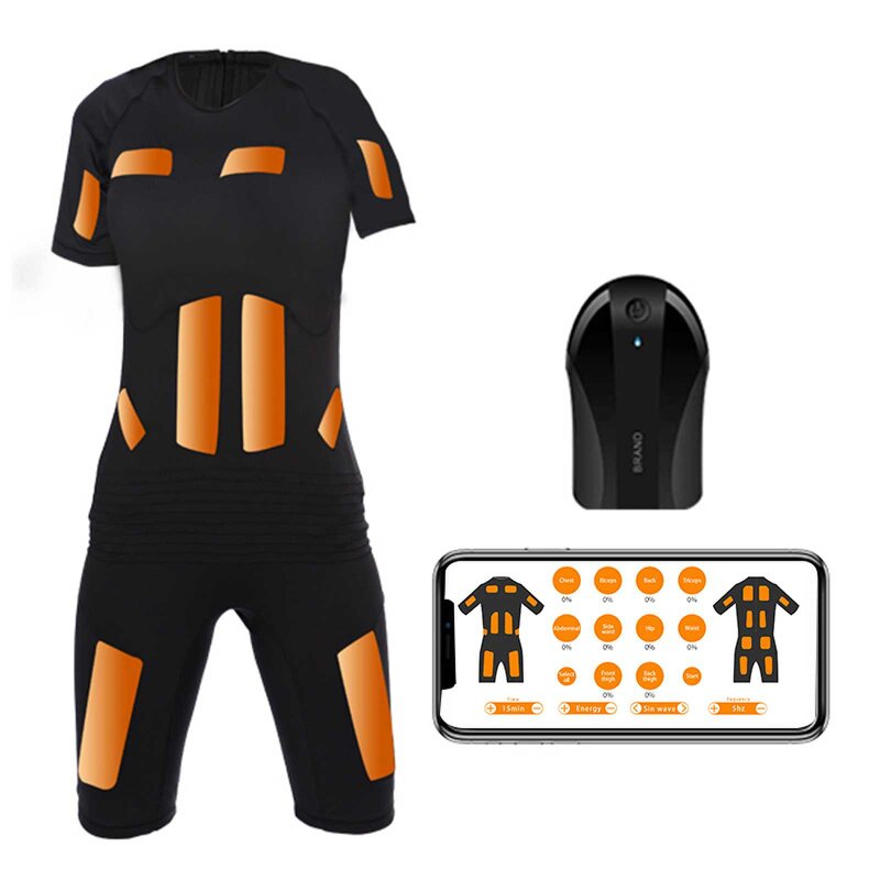 EMS Training Suit Manufacturer - Silicone Body Wireless Trainer Fitness Suit