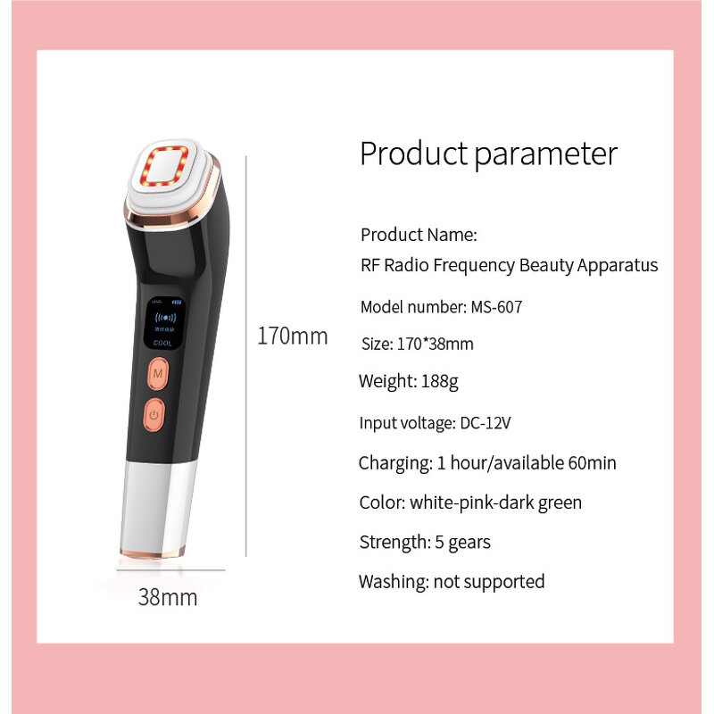 RF Skin Tightening Device Manufacturer - New Trending Wireless Micro Current for Lifting