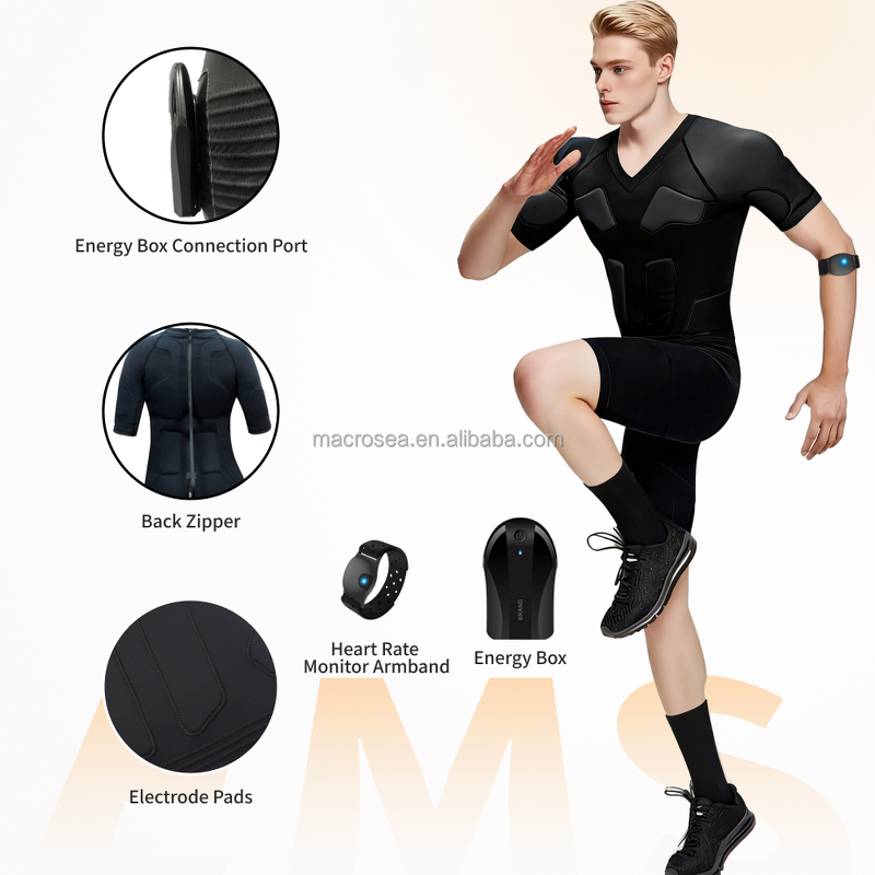 EMS Training Suit Manufacturer - Full Body Workout with Rechargeable Control & OEM ODM