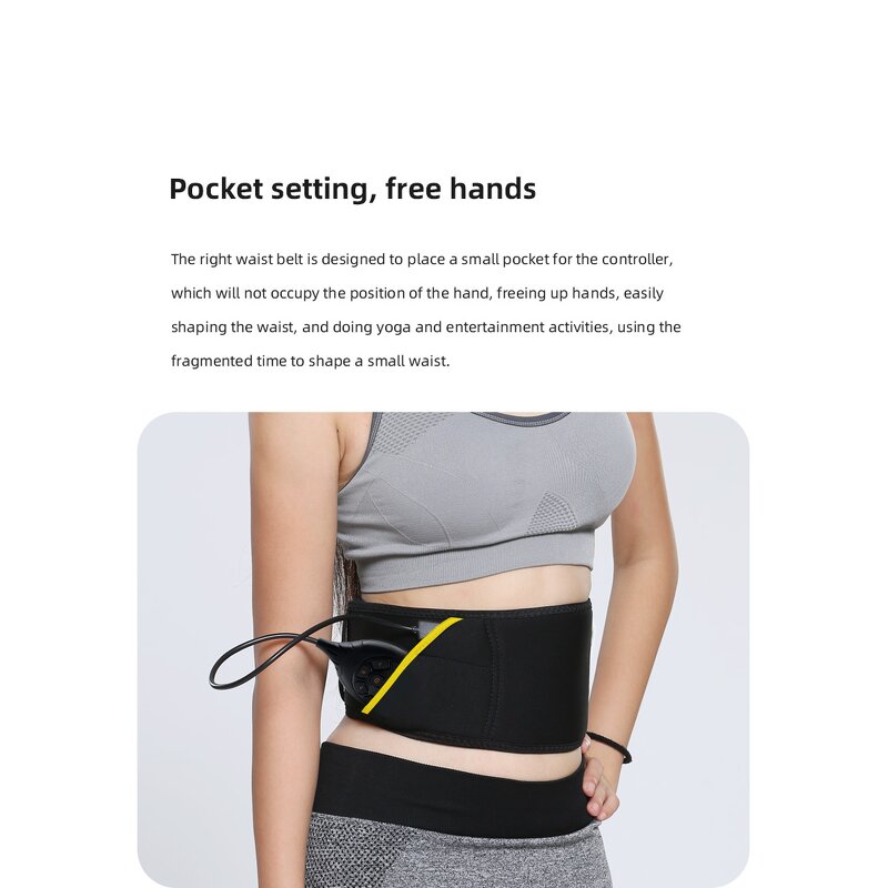 EMS Ab Belt Manufacturer - Factory Rechargeable Abs Muscle Trainer Abdominal Toner