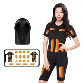 EMS Training Suit Manufacturer - Silicone Body Wireless Trainer Fitness Suit