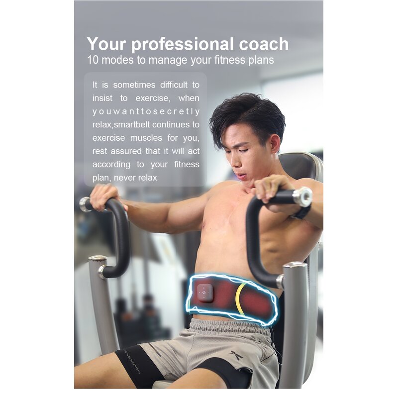 EMS Abdominal Stimulator Manufacturer - Rechargeable Smart Home Fitness Body Toning Belt