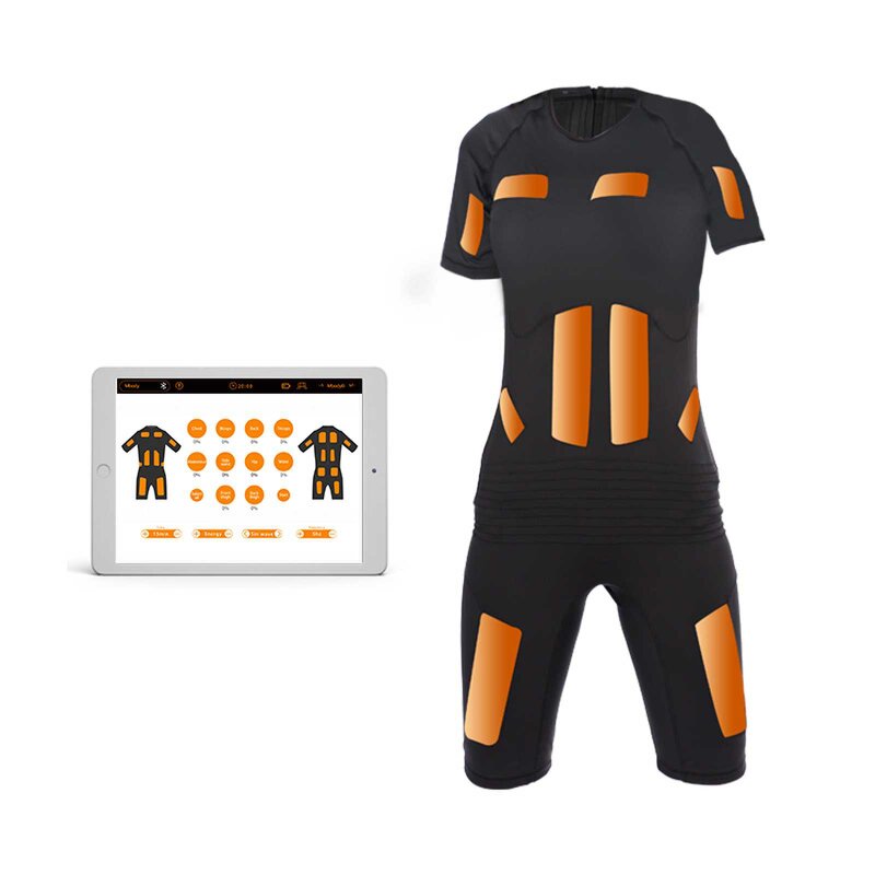 EMS Training Suit Manufacturer - Silicone Body Wireless Trainer Fitness Suit