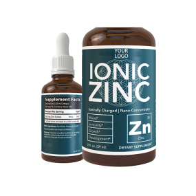 Zinc Liquid Drops Factory - OEM Immune Support Skin Support Body Health Dietary Supplements Mineral Ionic Zinc Drops