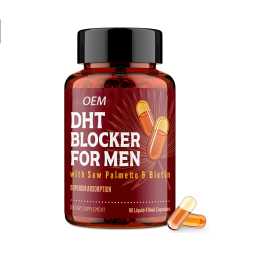 Hair Loss Capsules Manufacturer - OEM Private Label Biocaro Hair Loss DHT Blocker Capsules Biotin Saw Palmetto Hair Growth