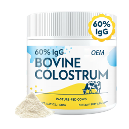 Bovine Colostrum Powder Factory - OEM Private Label Bovine Colostrum Powder for Immune and Gut Health Milk Supplement