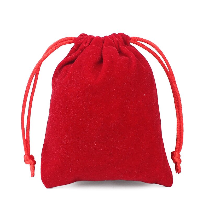 Jewelry Storage Bag Manufacturer - Eco-Friendly Velvet Drawstring for Gift Wedding Candy