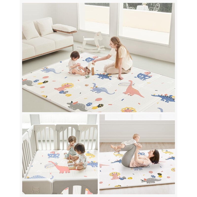 Play Mat Manufacturer - A/B Double Sided Infant Toy Folding Floor XPE Foam Playmat