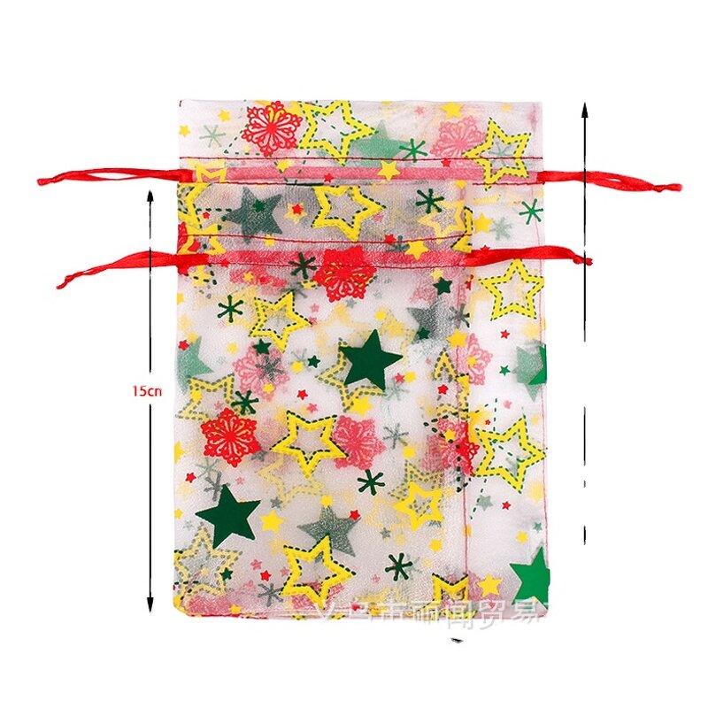 Gift Bag Manufacturer - Mini Multi Color Christmas Assorted Size with Hanging Tags