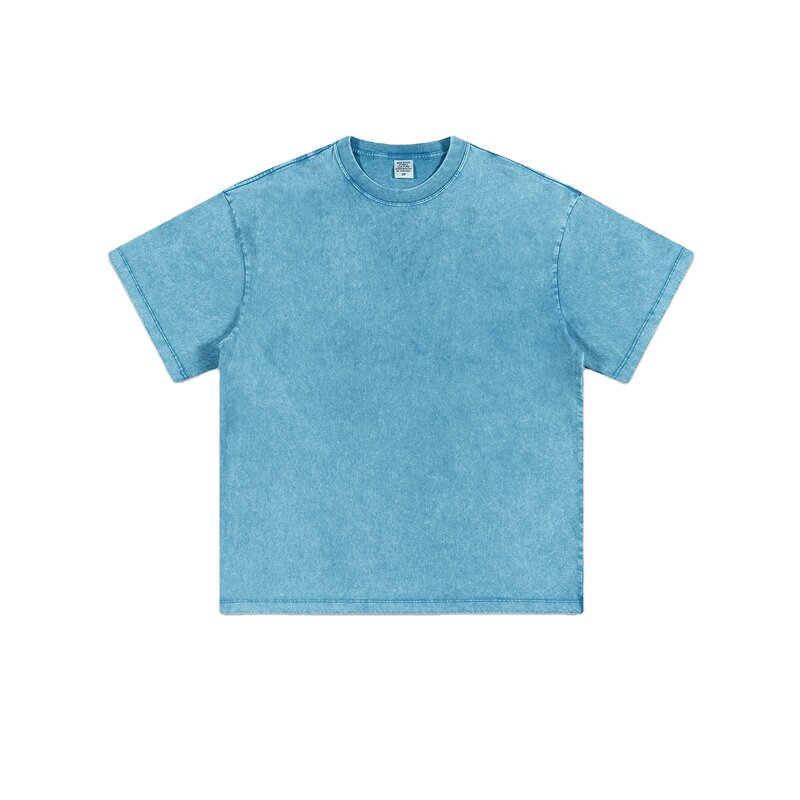 T-Shirt Manufacturer - Custom Logo Men's 100% Cotton 305 GSM Short Sleeve Crew Neck Bulk