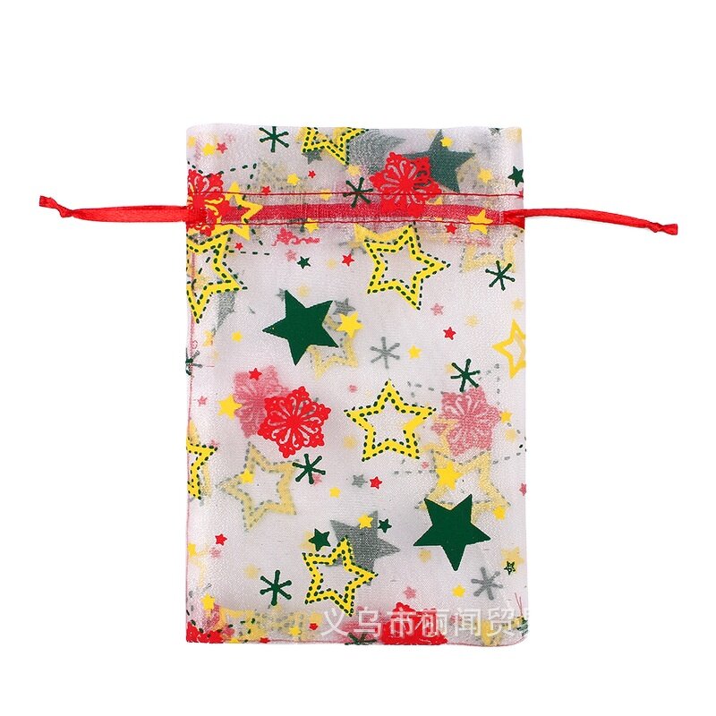 Gift Bag Manufacturer - Mini Multi Color Christmas Assorted Size with Hanging Tags