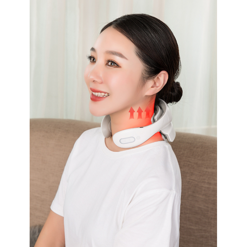 Neck Massager Manufacturer - EMS Low Frequency Pulse Shiatsu with Deep Tissue Kneading Heating