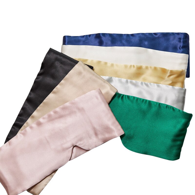 Silk Sleeping Mask Manufacturer - 19 Momme Mulberry Blackout Breathable for Sensitive Skin