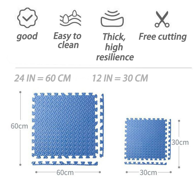 Floor Tiles Manufacturer - Interlocking EVA Foam with Borders Soft Toy for Babies Crawling