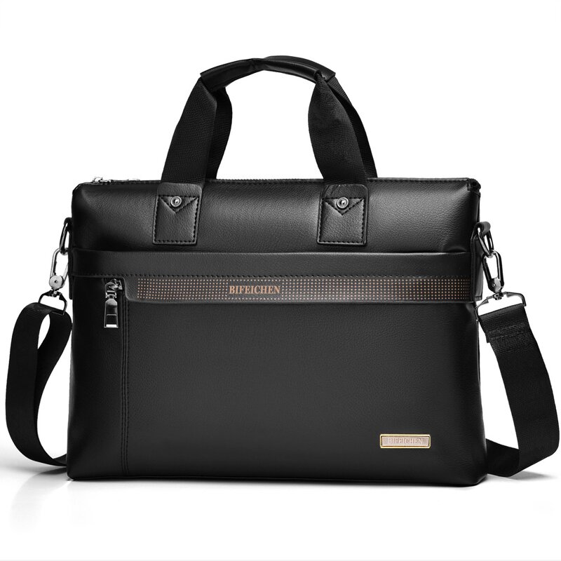 Briefcase Manufacturer - Durable PU Leather Laptop Business Casual Multi-Functional Tote