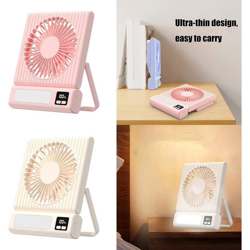 Personal Fan Manufacturer - Portable 1200mAh USB with 3 Speed Levels Built-in Night Light