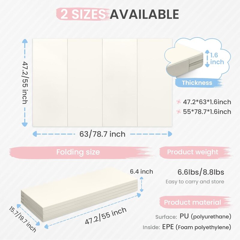 Playmat Manufacturer - Soft Non-Slip for 6-12 Months Waterproof Easy Clean Indoor Outdoor