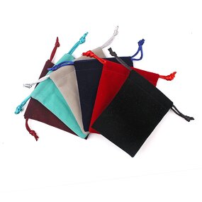 Jewelry Storage Bag Manufacturer - Eco-Friendly Velvet Drawstring for Gift Wedding Candy